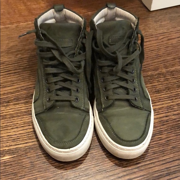 Del Toro Shoes - Del Toro Olive Boxing Sneaker